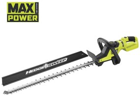 Tagliasiepi a batteria brushless in abs RYOBI RY36HTX65A-0 2 lame da 65 cm 36 V batteria non inclusa con guaina protettiva