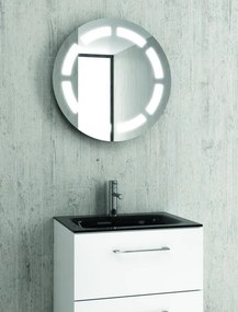 Specchio contenitore tondo diametro 63cm Led KAM-139 - KAMALU