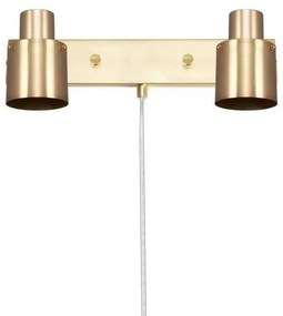 Globen Lighting - Clark 2 Applique Da Parete Ottone Spazzolato Globen Lighting