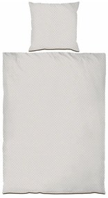 Lenzuolo singolo in cotone satin beige 140x220 cm Mini - Mette Ditmer Denmark