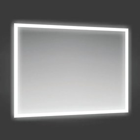 Specchio con illuminazione integrata bagno rettangolare Fog L 90 x H 70 x P 2.5 cm