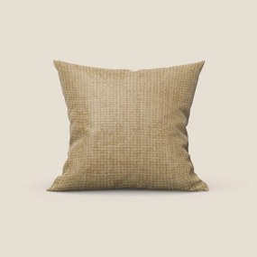 Montana cuscino disponibile in diversi colori realizzato in morbido tessuto a trama grossa impermeabile T10 giallo