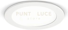 Gfa751c- faretto da incasso bianco a led 3000k 960lm 12w d.16,8cm