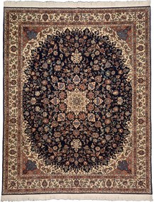 Isfahan Tappeto persiano 250x310 Blu (Iran) Annodato A Mano