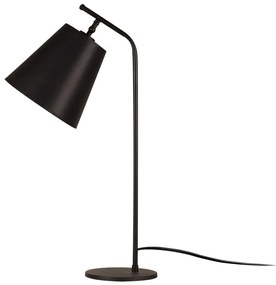 Lampada da tavolo nera con paralume in tessuto (altezza totale 67 cm) Salihini – Opviq lights