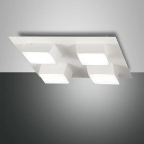 Fabas Luce -  Lucas PL 4L LED  - Plafoniera di design quadrata quattro luci