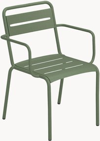Set di 2 sedie da giardino impilabili con braccioli Star