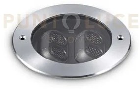 Taurus led smd osram segnapassi incasso 11 w 900 lm 3000 k acciaio ...