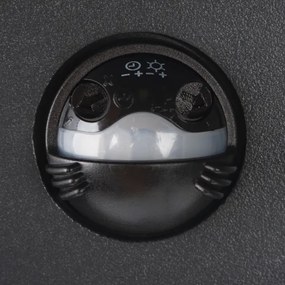 Kanlux 28995 - Lampada da parete LED per esterni con sensore REKA LED/7W/230V IP54 antracite