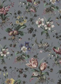 House of Hackney Carta da parati Tulipa - Pewter