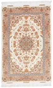 Tabriz Tappeto 100 x 150 Rosa (Iran) Annodato A Mano