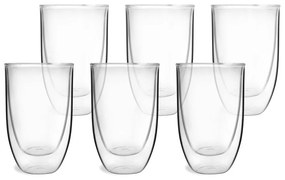 Set di 6 bicchieri a doppia parete NATALIE, 350 ml - Vialli Design