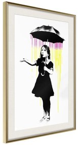 Poster  Banksy: Nola  Cornice Quadri Cornice d'oro con passe-partout, Larghezza x Altezza Home decor 20x30