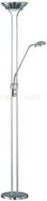 Spock lampada da terra 2 luci led 19w 2200lm, 3000k- 5w 500lm, 3000...