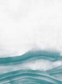 Coordonne Wandbild Atmospheric Haze - Aqua