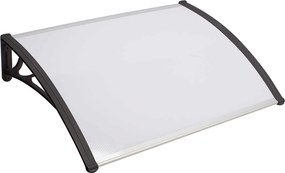 ASUKA - pensilina in policarbonato alveolare opaco porta ingresso 100 x 150 cm