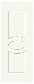 Pannello per porta d'ingresso P120 pellicolato pvc bianco L 92  x H 210.5 cm, Sp 6 mm apertura reversibile