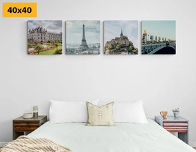 Set di quadri – Francia affascinante