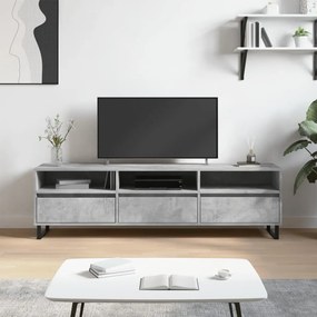 Mobile Tv Grigio Cemento 150x30x44,5 Cm Legno Multistrato /