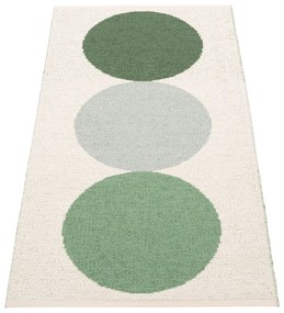 Tappeto da interno/esterno verde/color crema 70x140 cm Otto Herb – Pappelina