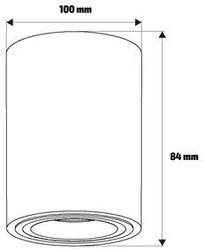 Brilagi - Faretto LED RGBW dimmerabile MIA 1xGU10/4,8W/230V 100x80 mm beige