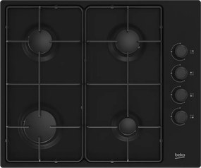 Piano cottura a gas Beko Hob HIBG64120SB 7,9 kW 56 x 49cm Nero [HZBEKYG64120SB1]