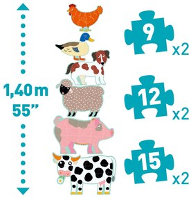Pecore e amici - 9, 12, 15 pezzi