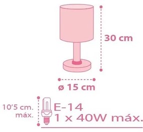 Dalber 62001S - Piccola lampada per bambini COLORS 1xE14/40W/230V