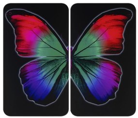 WENKO 2521474500 - Piastra di copertura ABDECKPLATTE - GRAFIK 30x52 cm multicolore