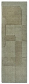 Passatoia verde in lana tessuta a mano 80x250 cm Charlotte - Villeroy&amp;Boch