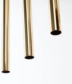 Sollux SL.1196 - Lampadario a sospensione con filo PASTELO 3xG9/8W/230V oro