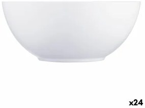 Ciotola Luminarc Diwali Bianco Vetro (Ø 18 cm) (24 Unità)
