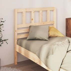 Testiera Per Letto 96x4x100 Cm İn Legno Massello Di Pino /