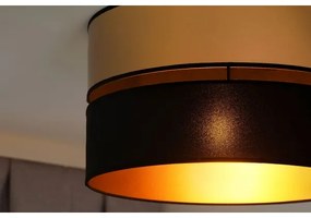 Brilagi - Plafoniera ROYAL 1xE27/15W/230V diametro 40 cm nero/oro