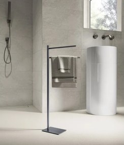 Gedy - Porta asciugamani TRILLY 83,5 cm grigio metallizzato