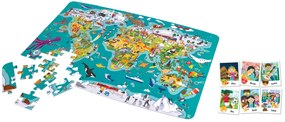 Puzzle Giro del mondo 2 in 1