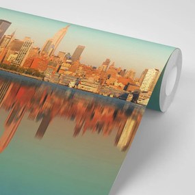 Carta da parati autoadesiva – Riflesso affascinante di New York