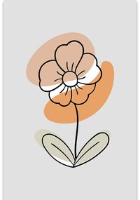 Stampa su tela – Fiore minimalista No4