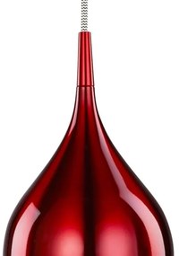 Searchlight - Lampadario a sospensione con filo VIBRANT 1xE14/40W/230V rosso