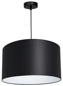 Lampadario a sospensione con filo ARDEN 1xE27/60W/230V diametro 40 cm nero/bianco