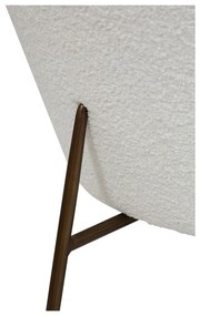 Poltrona bianca in tessuto bouclé Orbit - DAN-FORM Denmark