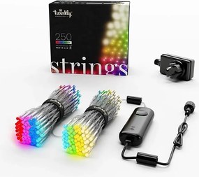 Twinkly TWS250SPP-TEU - catena luminosa LED RGBW da esterno, 250 LED, 23,5 m, IP44, Wi-Fi