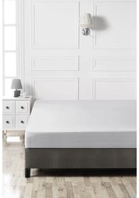 Lenzuolo con angoli grigio in cotone 140x190 cm – Mijolnir