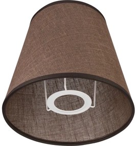Paralume di ricambio LORENZO E27 diametro 16 cm marrone