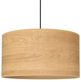 Lampadario a sospensione con filo ALBA 1xE27/15W/230V diametro 45 cm marrone/nero