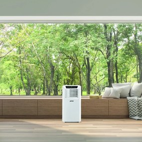Condizionatore portatile ZEPHIR  ZPC9000H 9000 BTU, 2.6 KW, bianco