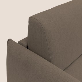 Scarlet divano letto in tessuto misto cotone impermeabile T19 marrone