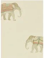 Sanderson Carta da parati India - Russet/ Sand