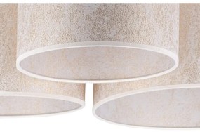 Duolla - Plafoniera ROLLER TRIO 3xE27/60W/230V bianco/oro