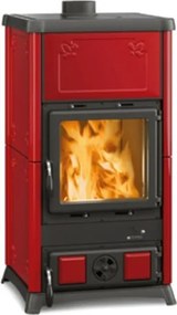 Stufa a legna Fedora 8,3 kW Bordeaux - La Nordica